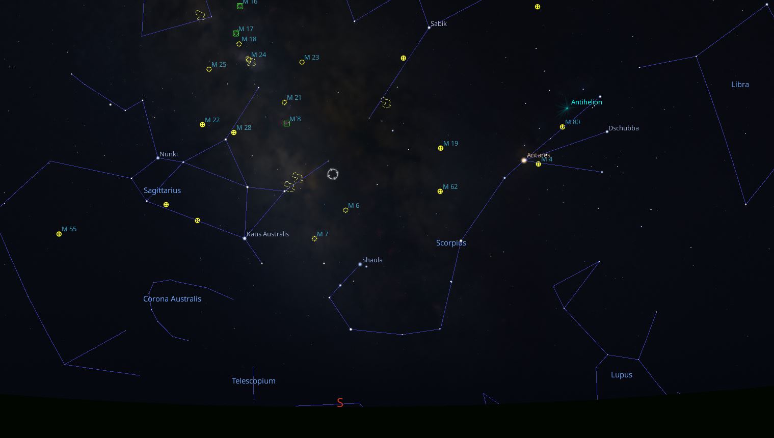 Best time to see the Galactic Core from Northern Hemisphere tonight (5 ...