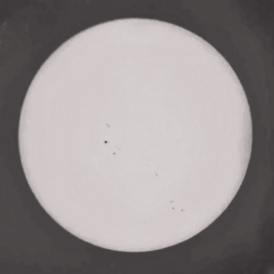 Observing The Sun In White Light And Imaging It With A Seestar S50 May 21st Solar Observing 0393