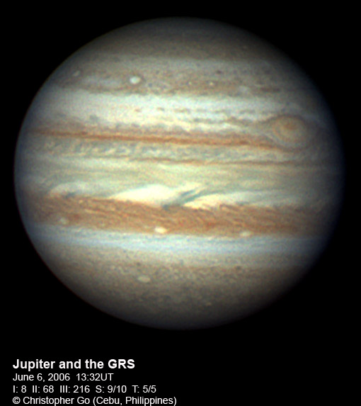 Jupiter 06/06 Red Storm Rising - Major & Minor Planetary Imaging ...