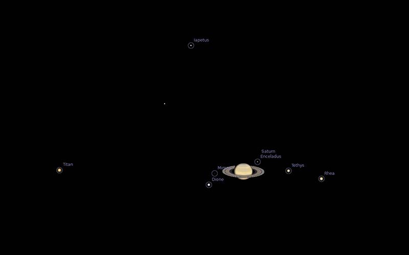 Saturn and 7 moons - Major & Minor Planetary Imaging - Cloudy Nights