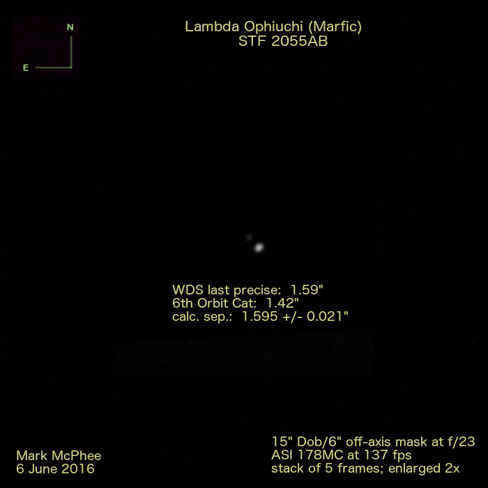 Lambda Ophiuchi through a C80ED - Double Star Observing - Cloudy Nights