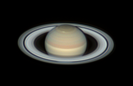 Saturn - June 4 -decent seeing - C8 - Polar storm easily seen - Major ...