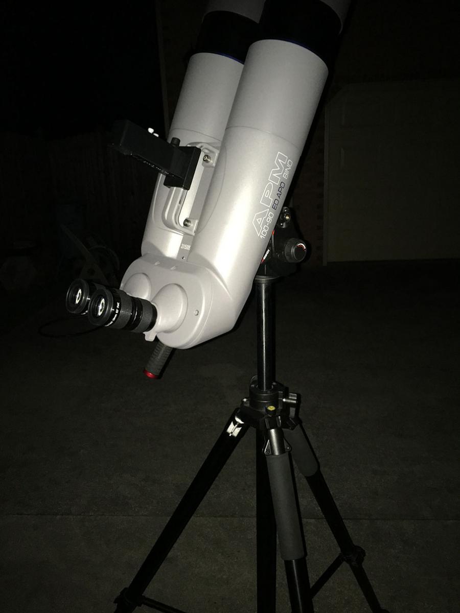 A finder for the APM 100 mm Binoculars Cloudy Nights