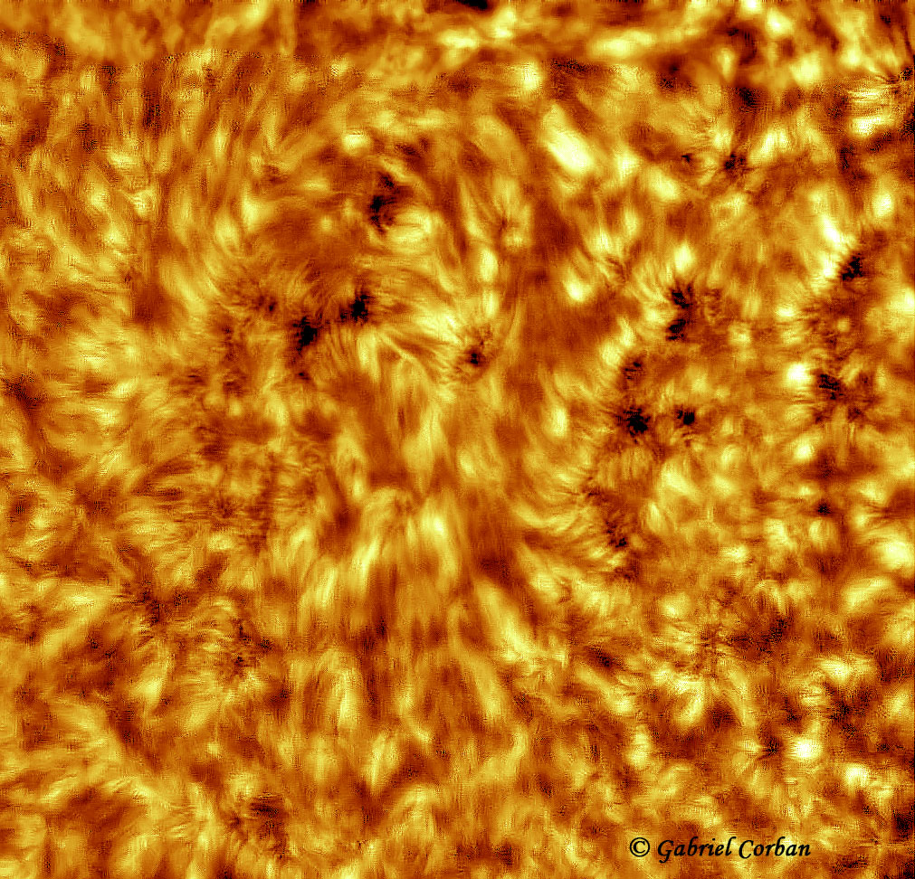 Some plasma structures of today. Inverted, false colors. - Solar ...