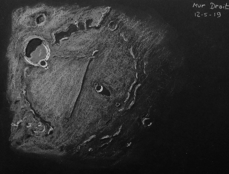 Clavius and Rupes Recta - Sketching - Cloudy Nights