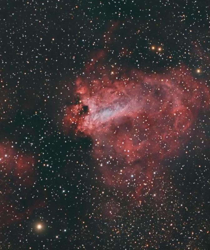 M17 The Swan Nebula In Sagittarius Experienced Deep Sky Imaging