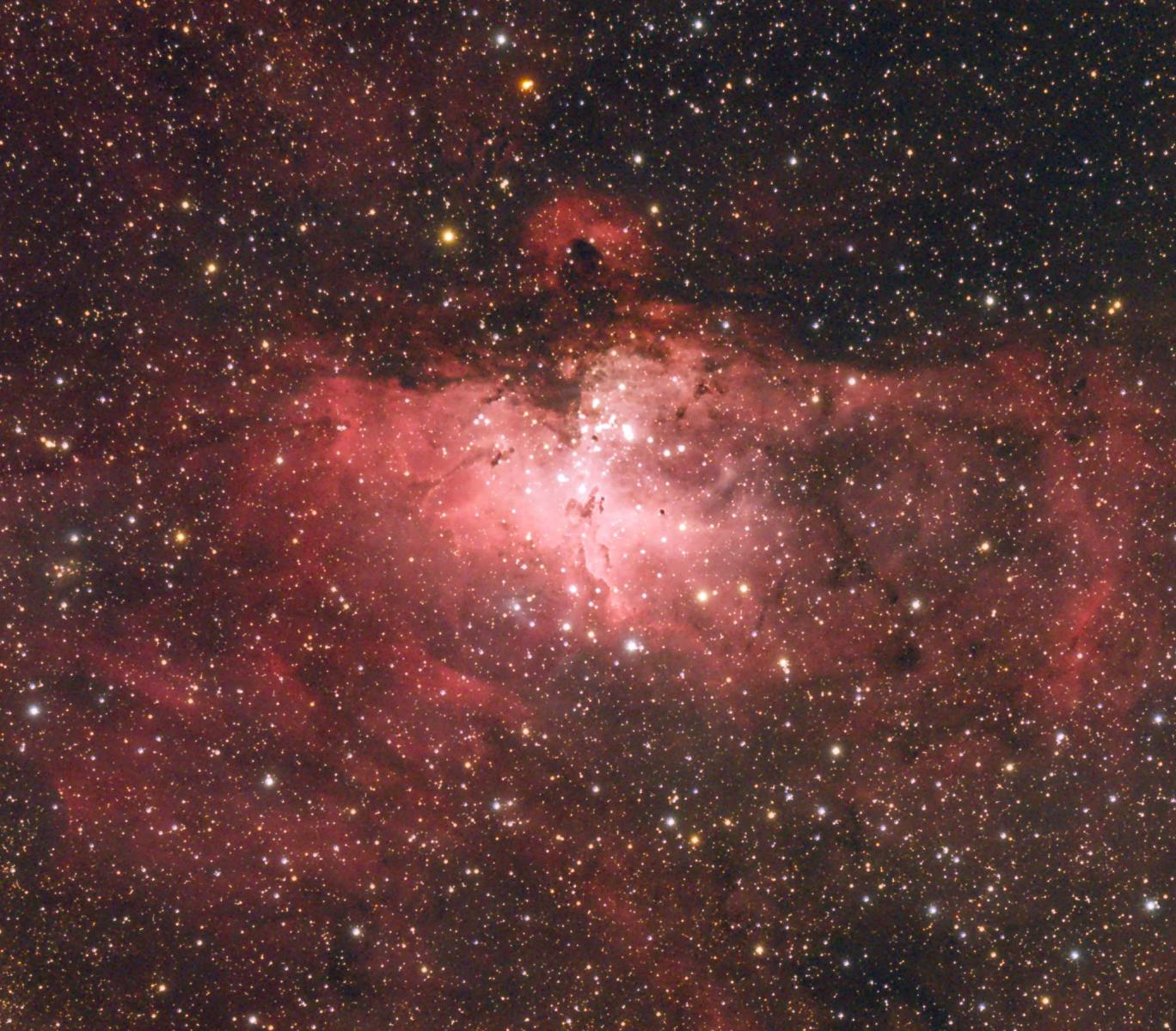 Eagle Nebula - 2nd pic from ASI294MC Pro using aperture mask ...