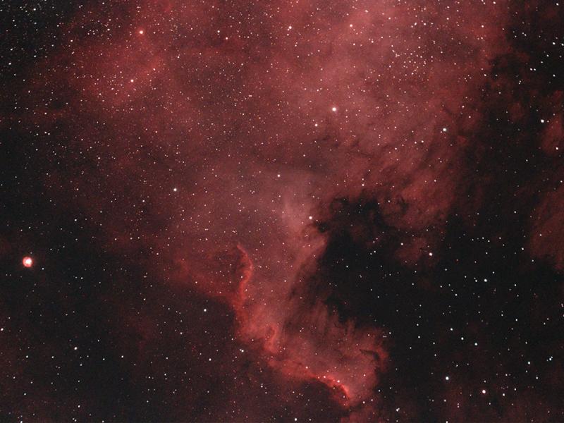 Ngc 7000 North America Nebula In Cygnus Meade Comet Tracker D5300a