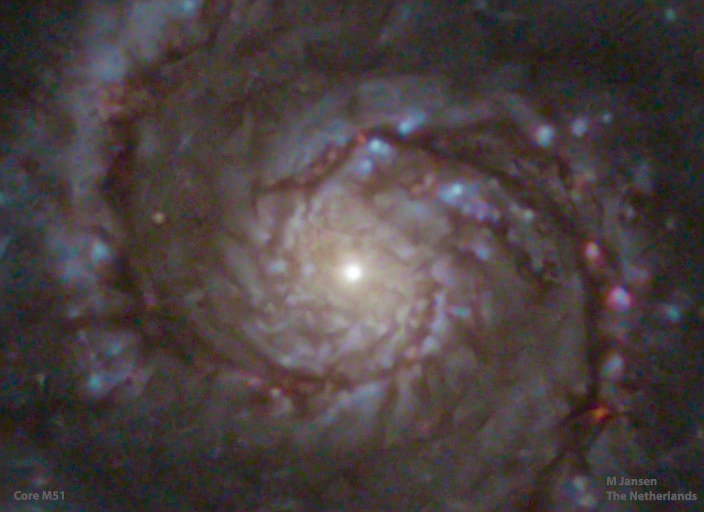 The core of M51 Whirlpool Galaxy - Experienced Deep Sky Imaging ...