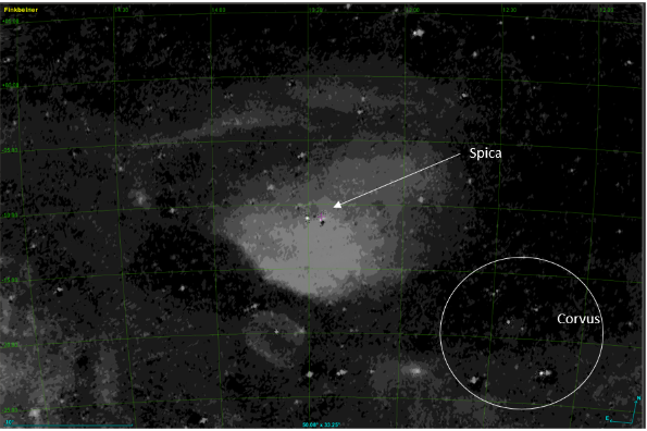 Alpha Virginis nebula - Night Vision Astronomy - Cloudy Nights