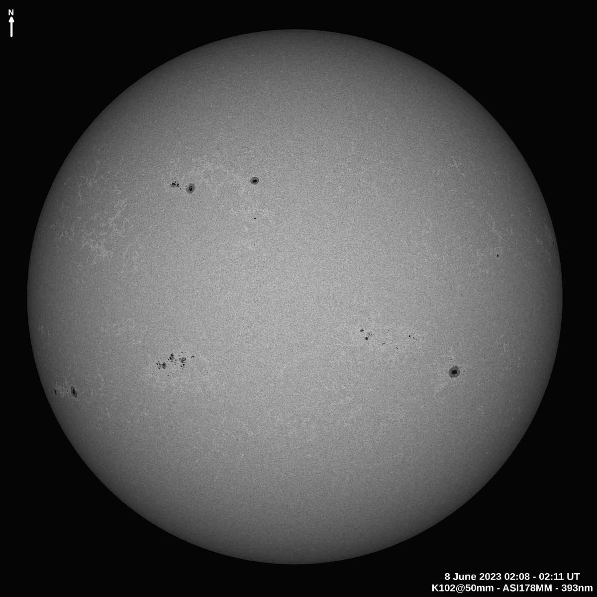 Sun images from Melbourne Australia 8 June 2023 - Solar Observing and ...