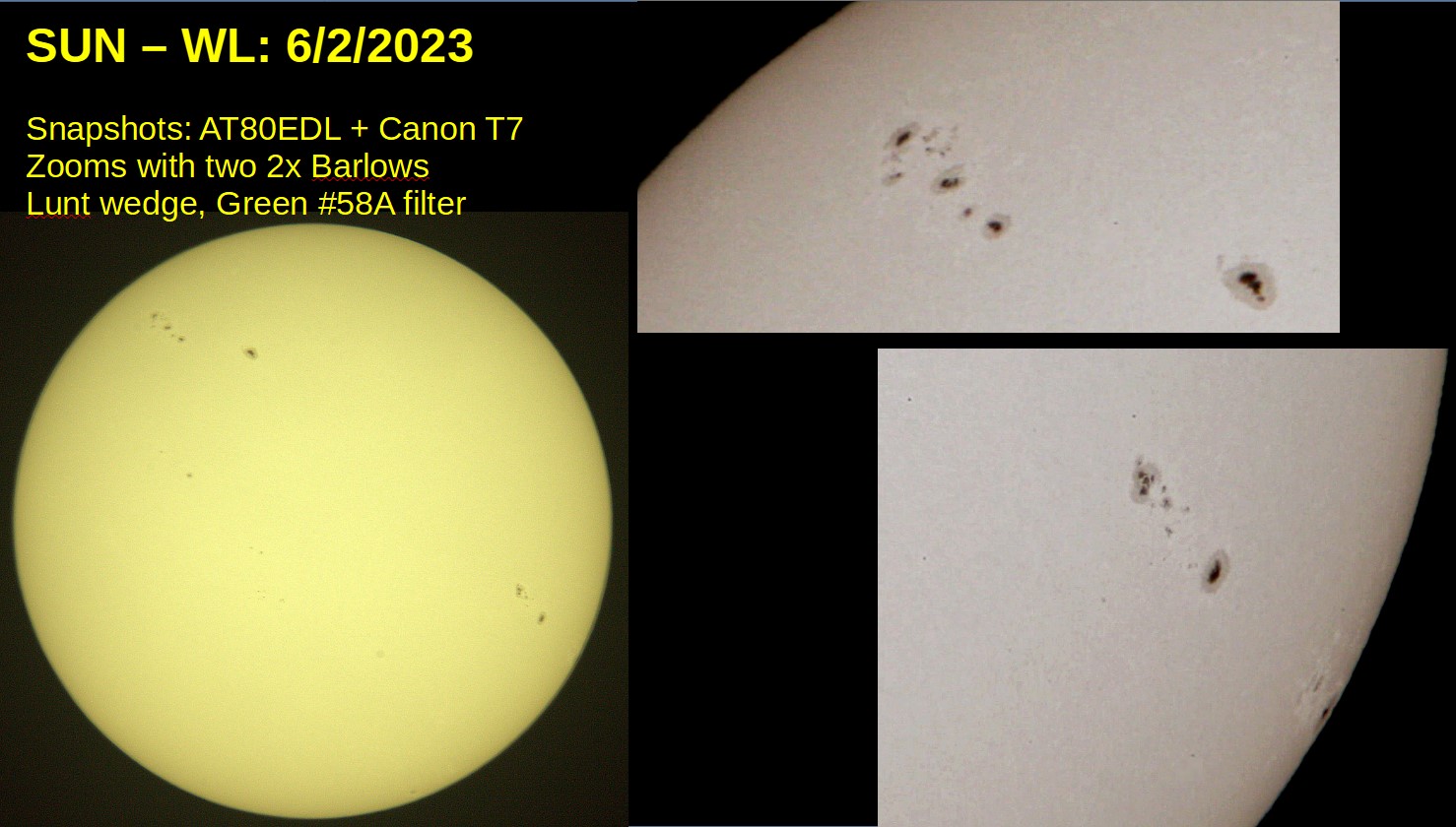 A Quick Wl Sun 6223 Solar Observing And Imaging Cloudy Nights 4502