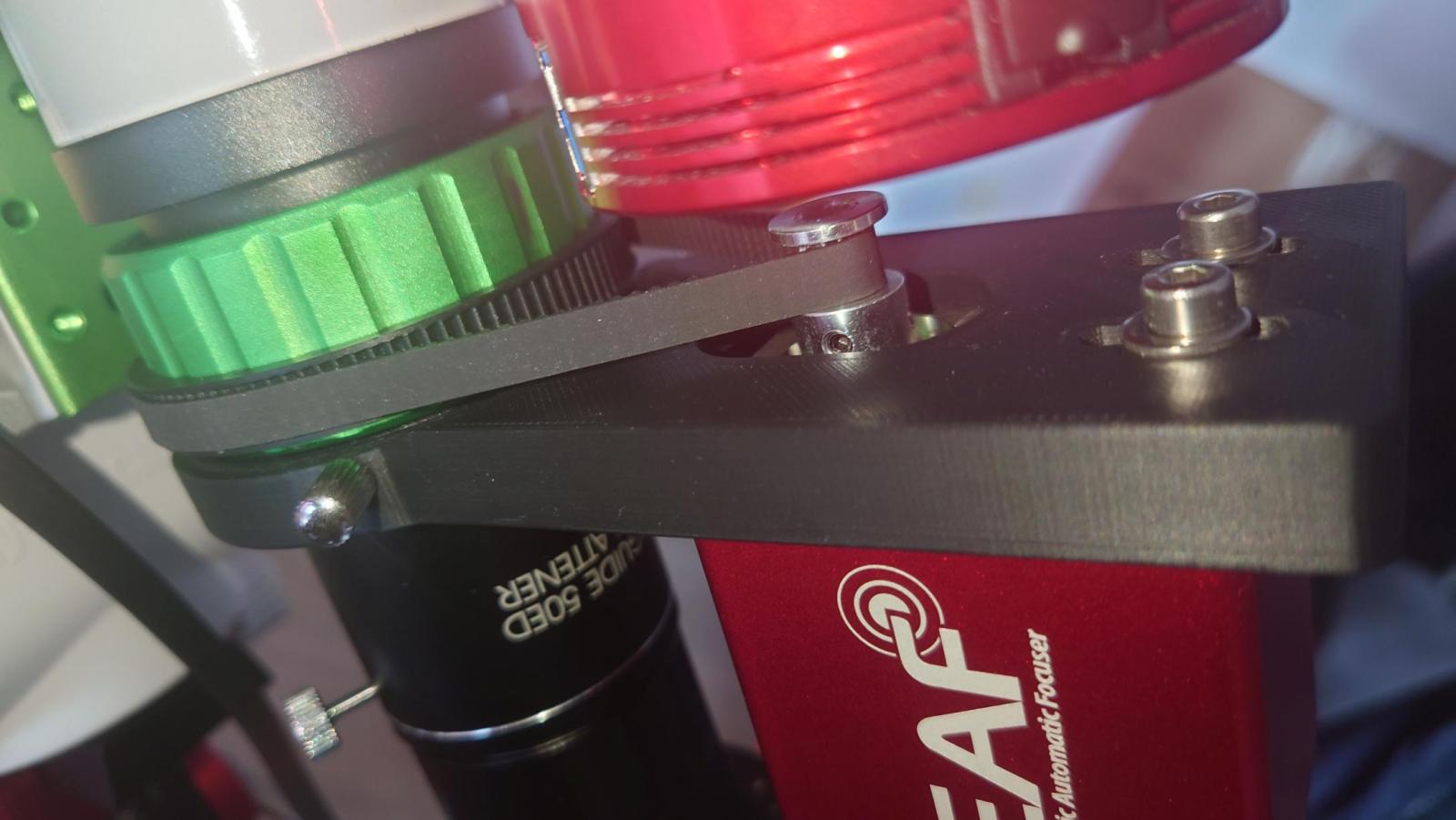 DIY 3D Printed ZWO EAF Mounting Bracket for EvoGuide 50ED - ATM, Optics and  DIY Forum - Cloudy Nights