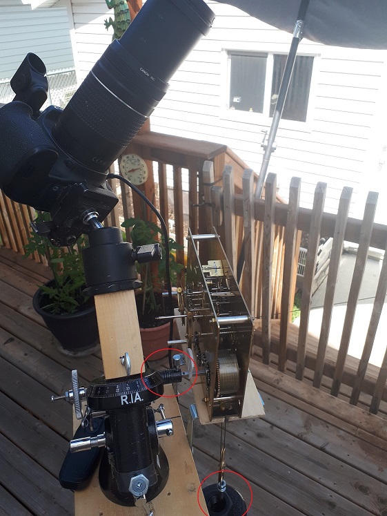 Hermle weight driven clock drive EQ mount - Classic Telescopes - Cloudy ...