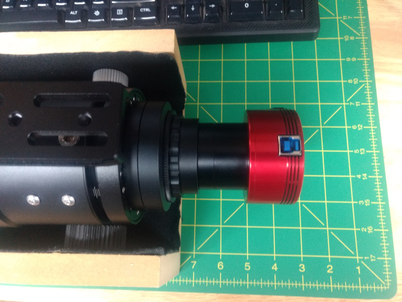 ZWO 80mm Refractor to ZWO ASI2600MC connection - Beginning Deep Sky ...