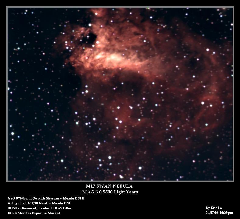 M17 Swan Nebula With Dsi Ii Experienced Deep Sky Imaging Cloudy Nights