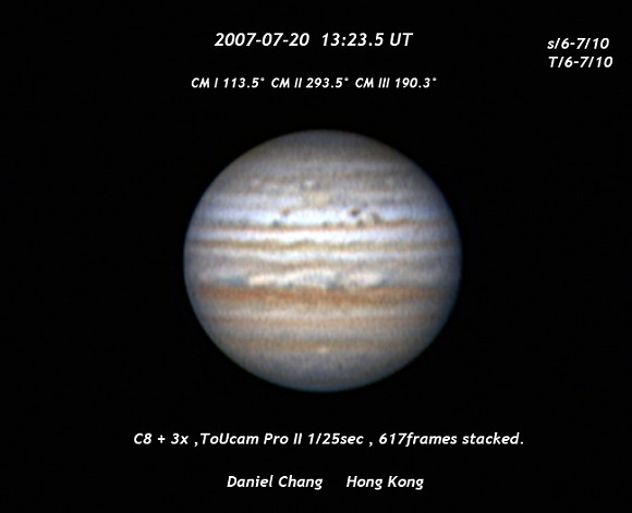 20070720 Jupiter - Major & Minor Planetary Imaging - Cloudy Nights