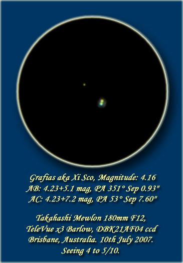 Xi Scorpii - Double Star Observing - Cloudy Nights