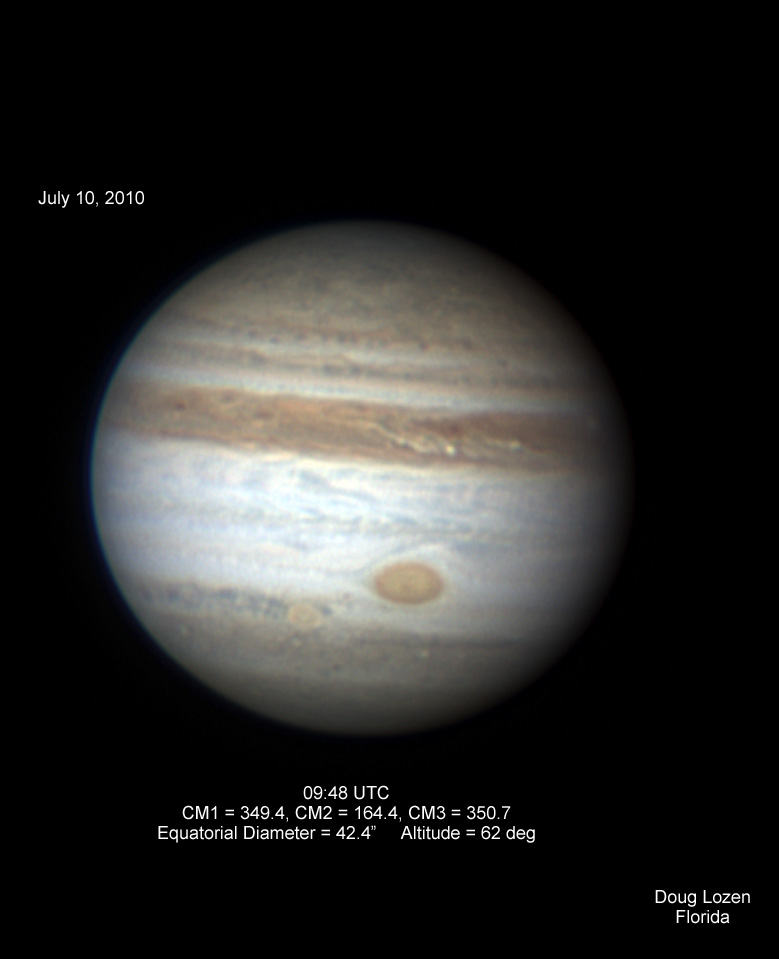 Jupiter July 10 - GRS/Oval BA Region - Major & Minor Planetary Imaging ...