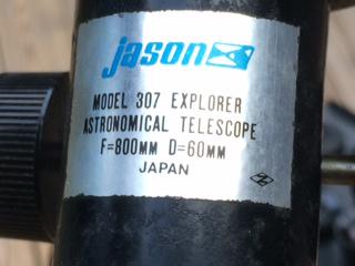 Jason 307 best sale explorer telescope