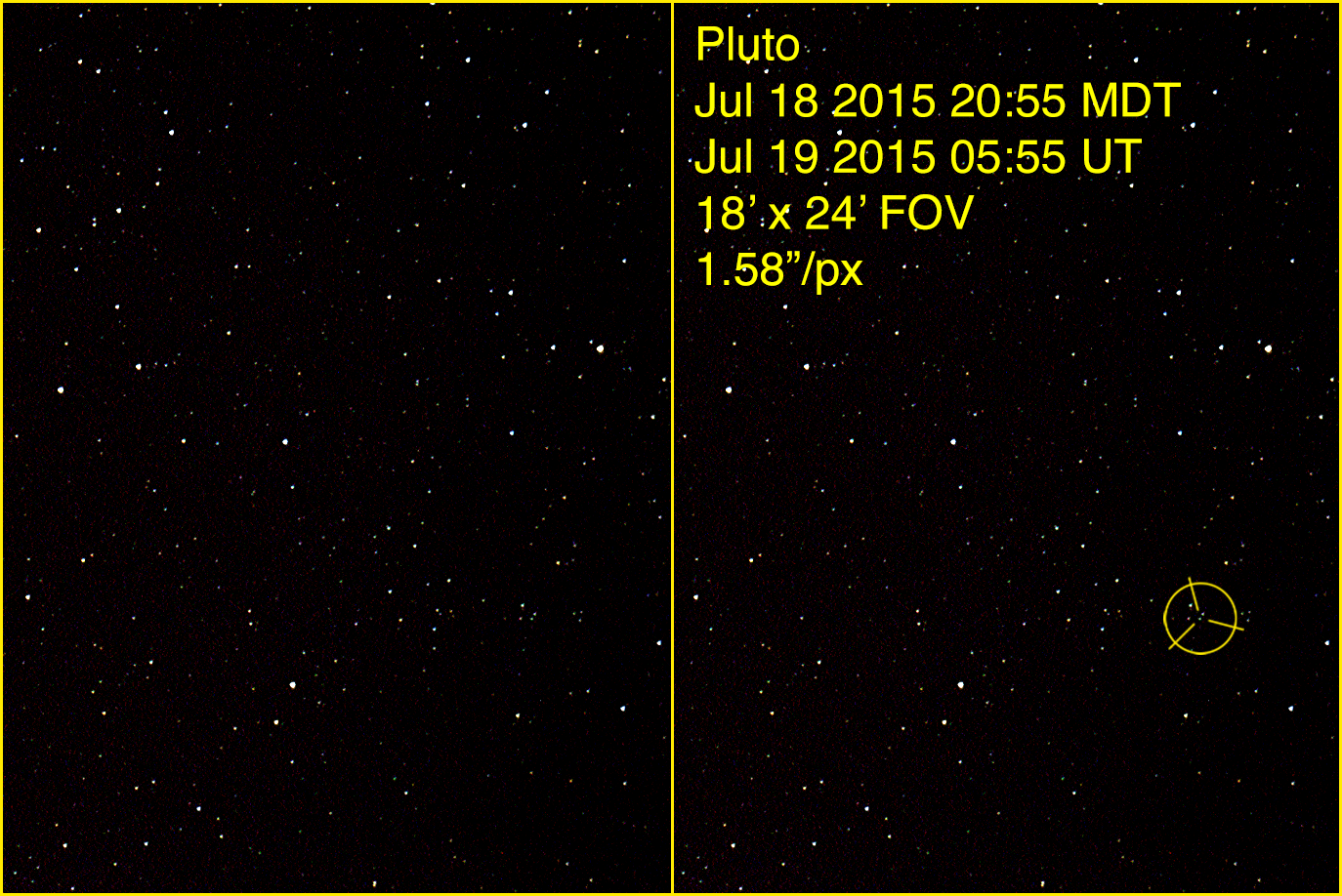 Pluto, Jul 18-19 - Major & Minor Planetary Imaging - Cloudy Nights