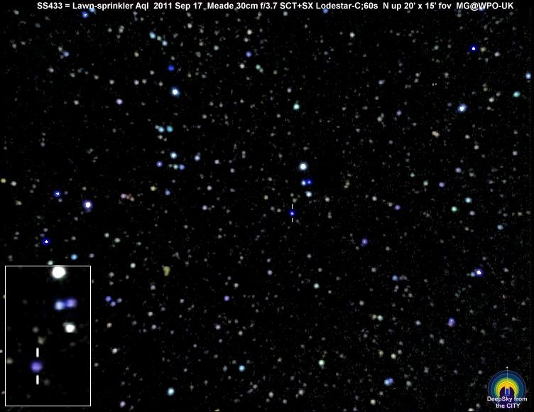 Microquasar SS 433   Deep Sky Observing   Cloudy Nights