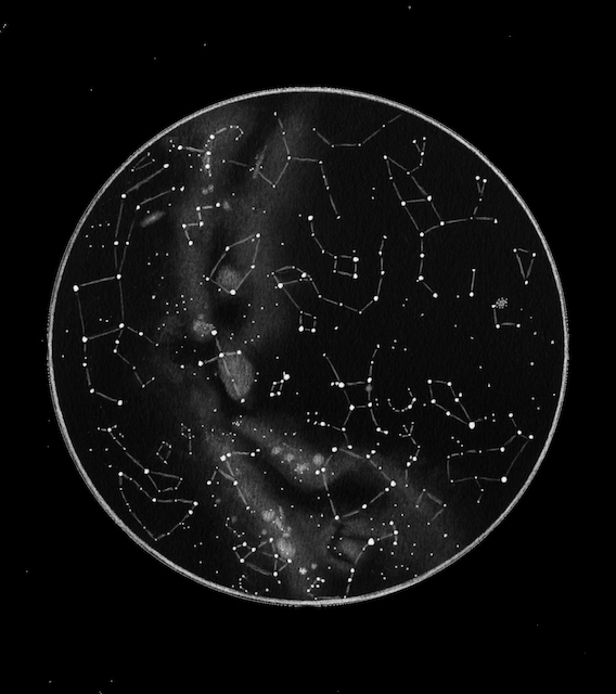 July All Sky Naked Eye Time Lapse - Sketching - Cloudy Nights