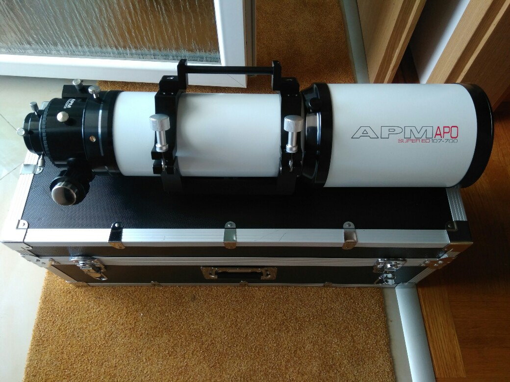 APM Apo Astrograph 107mm f 6.5 with test report comments