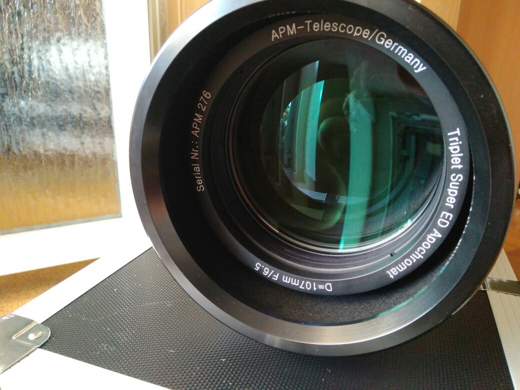 APM Apo Astrograph 107mm f 6.5 with test report comments