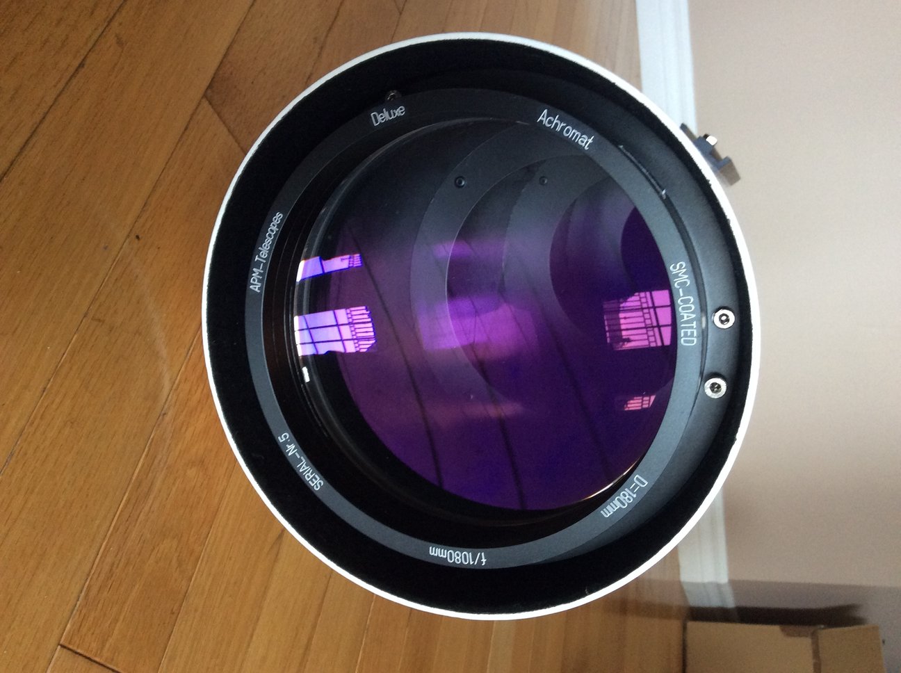 New to me APM 180mm f 6 achromat now with photos Deep Sky