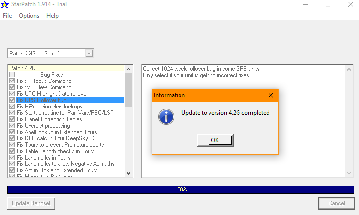 updating sct device updater error incorrect file size