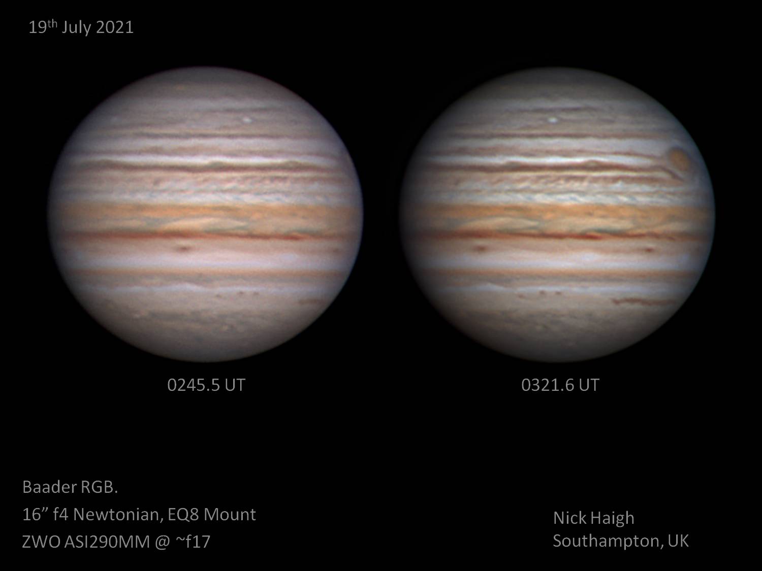 Jupiter And Mercury Of Late. - Major & Minor Planetary Imaging - Cloudy 