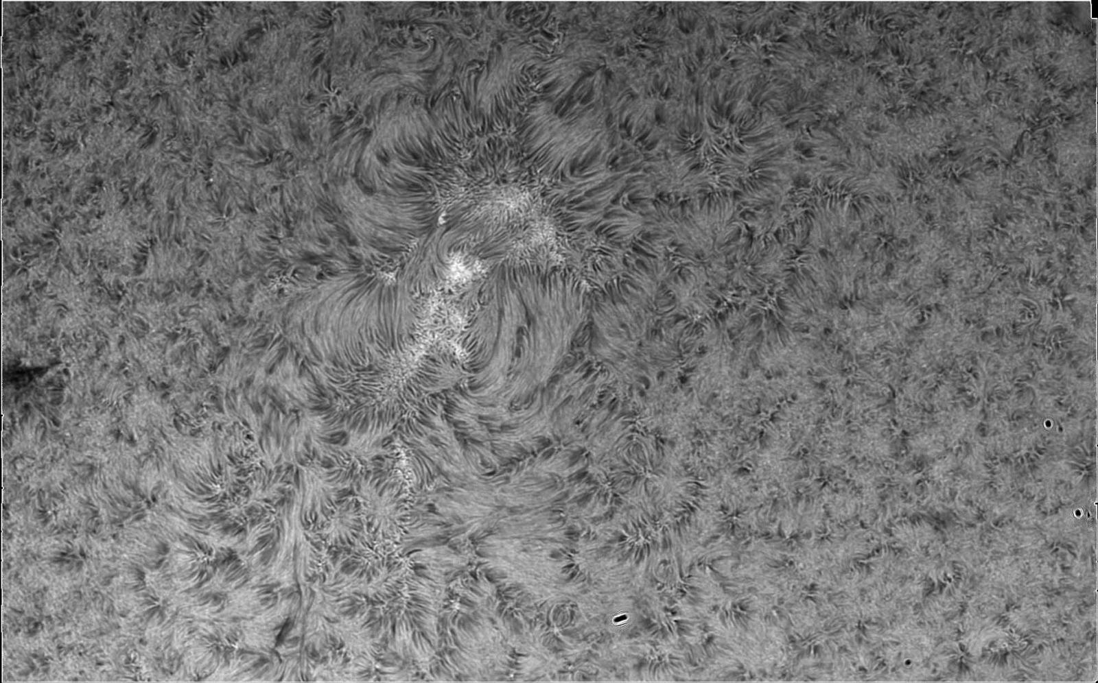 Some pix from today, H-alpha double-stack - Solar Observing and Imaging ...