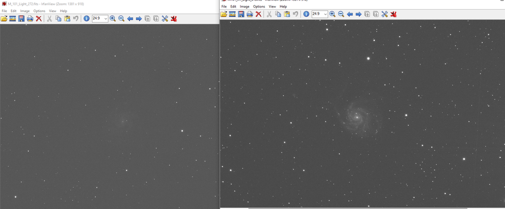 Bortle 8 - very wide field with two different lenses. M63, M51 and M101 -  Experienced Deep Sky Imaging - Cloudy Nights