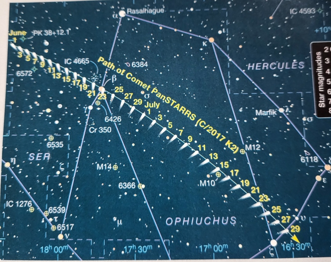 Comet: C/2017 K2 Panstarrs - Sketching - Cloudy Nights