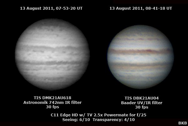 Jupiter And TIS618 First Light - Major & Minor Planetary Imaging ...