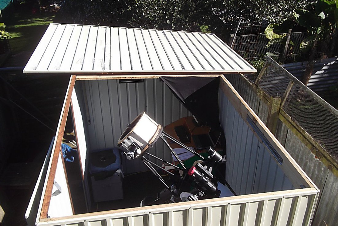 Plastic shed with easily removable roof? - Observatories ...