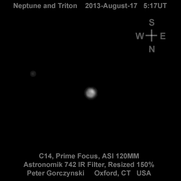 Neptune and Triton - August 17 - Major & Minor Planetary Imaging ...