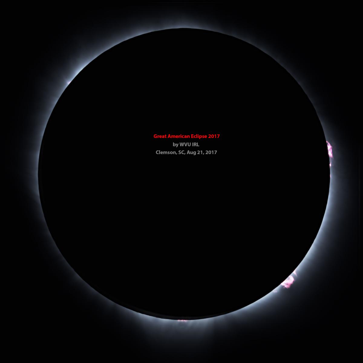 Eclipse Video From Clemson, Sc - Solar Observing And Imaging - Cloudy 