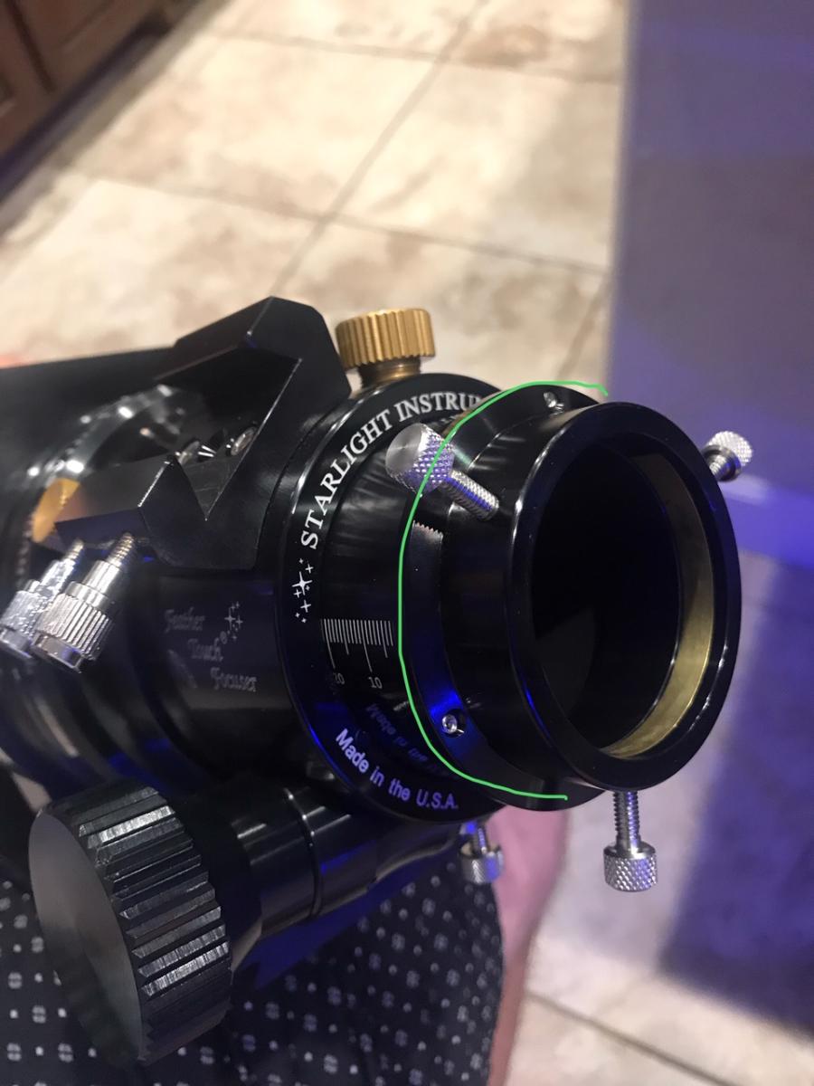Help with new William Optics 0.8x Reducer and Field Flattener 
