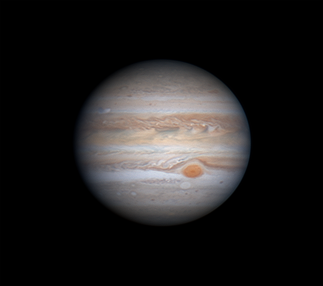 Jupiter 2020-08-22: GRS & Oval BA with 14-day animation - Major & Minor ...