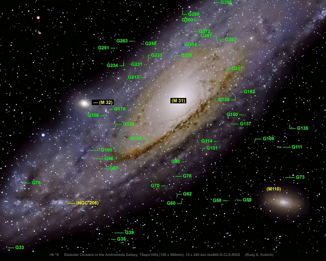 inside andromeda galaxy m31