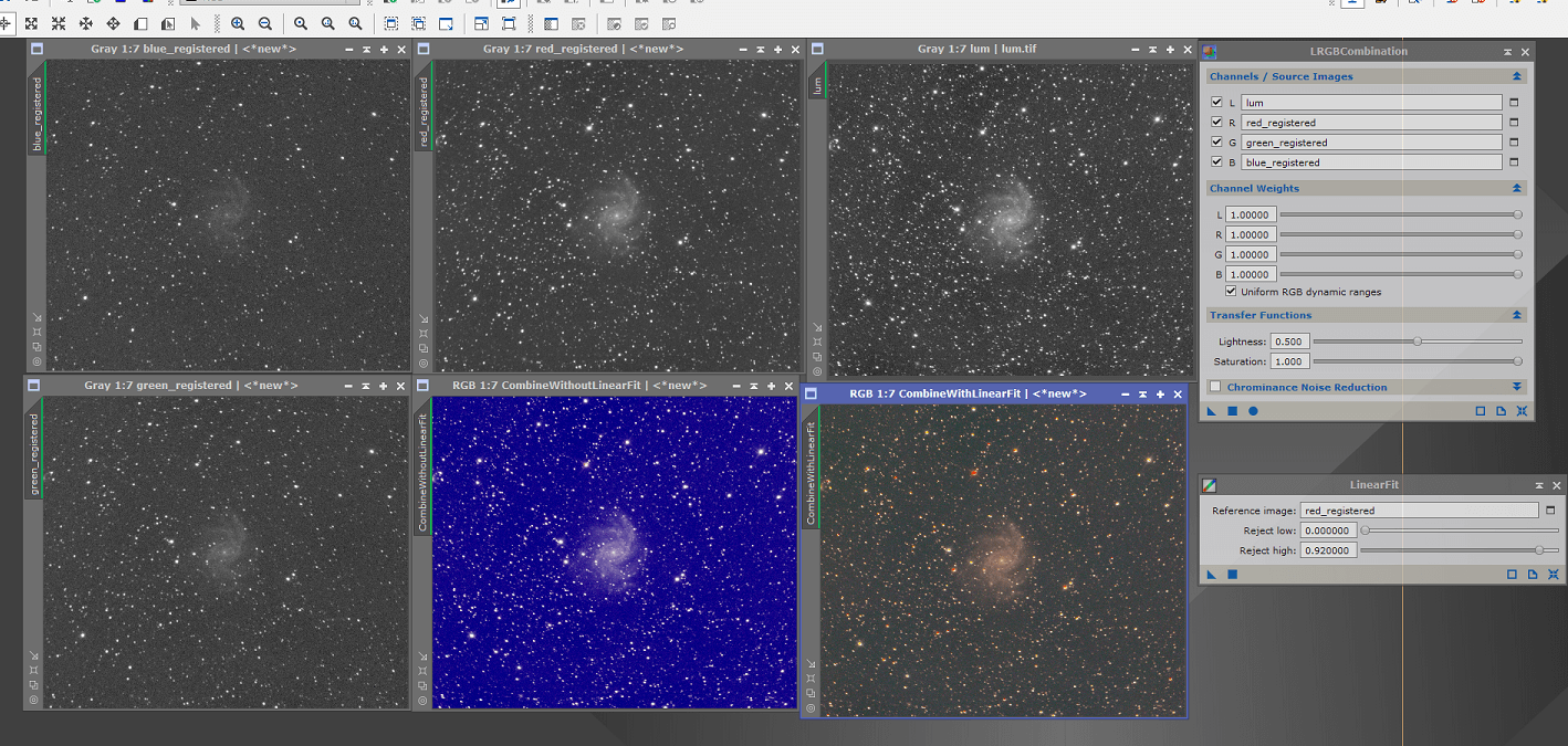 Help Processing L, R, G, And B Into LRGB - Experienced Deep Sky Imaging ...