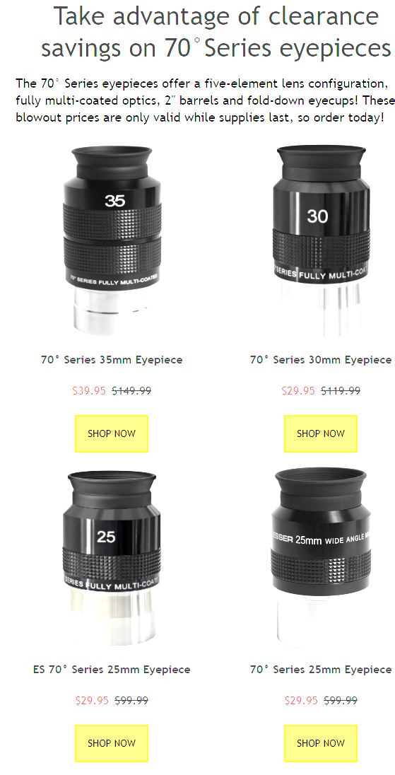 So are these ES and Bresser eyepieces worth the sale price? - Eyepieces - Cloudy  Nights