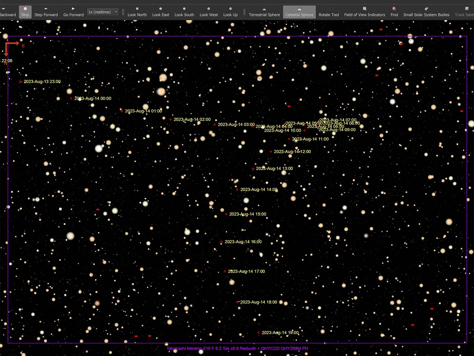 JWST 14th – 15th August 2023, Slip-sliding away in Sagittarius. - Major ...