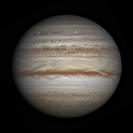 Jupiter global map, Aug '22. - Major & Minor Planetary Imaging - Cloudy ...