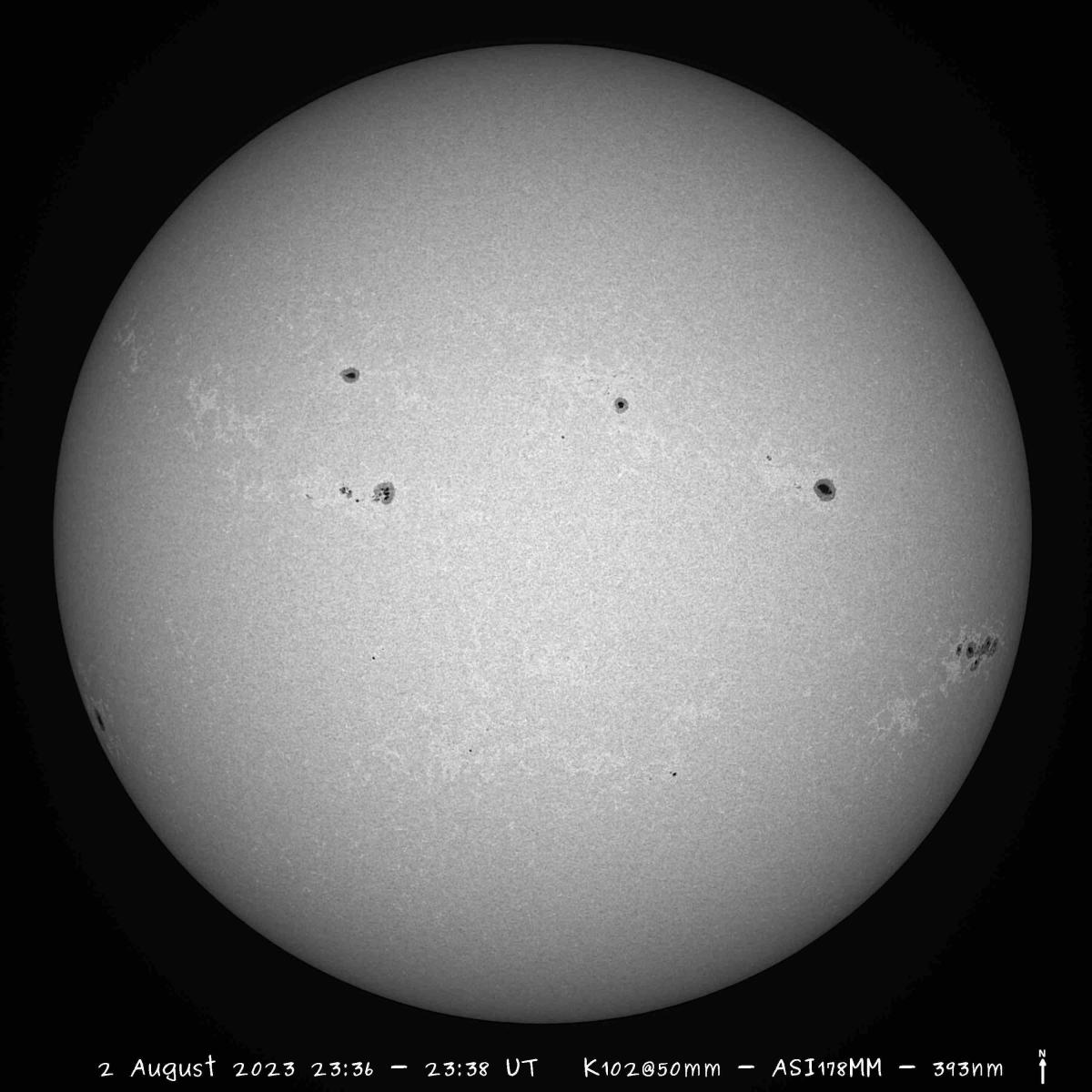 Sun images from Melbourne 3 August 2023 - Solar Observing and Imaging ...