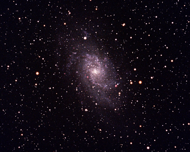 M33 - Pinwheel Galaxy in Triangulum - Film Astrophotography - Cloudy Nights