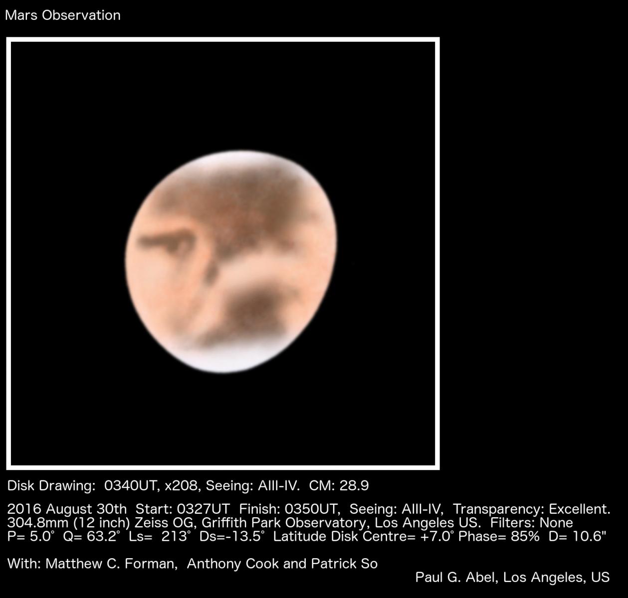 Mars through 12 sales inch telescope