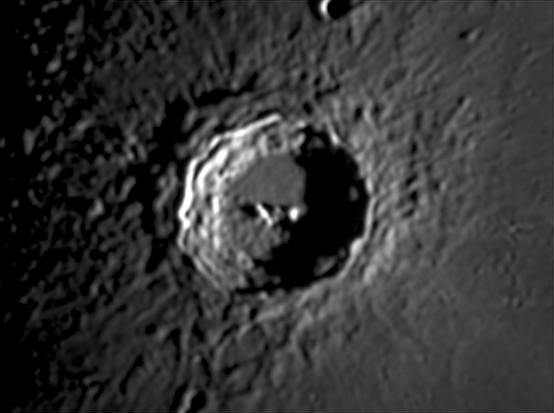 Copernicus crater close up - Major & Minor Planetary Imaging - Cloudy ...